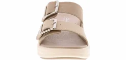 Comfort Sandals|Wedge & Platform Sandals|CLARKS Drift Buckle Women's Wedge Sandal Beige