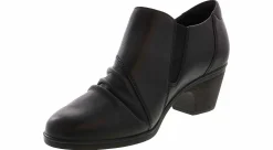 Wedge & Heeled Boots|Heels & Wedges|CLARKS Emily2 Braley Women’s Ankle Bootie Black