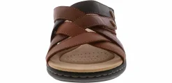 Comfort Sandals|CLARKS Laurieann Bali Cross Band Women’s Comfort Sandal Brown