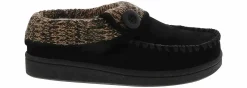 Comfort Shoes|Slip-On|CLARKS Moc Toe Women’s Casual Slipper Black