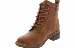 Short Boots & Booties|Wedge & Heeled Boots|CLIFFS BY WHITE MOUNTAIN Eligible Women’s Comfort Boot-Tan Brown