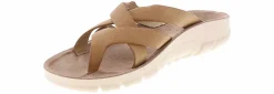 Comfort Sandals|Flat Sandals|CLIFFS BY WHITE MOUNTAIN Banksy Cross Band Women’s Comfort Sandal Brown