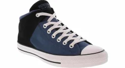 Athleisure & Casual|Skate Shoes|CONVERSE Chuck Taylor All Star High Street Men's Mid Top Canvas Sneaker Blue