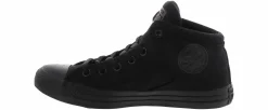 Athleisure & Casual|Skate Shoes|CONVERSE Chuck Taylor All Star Street Men’s Mid Top Canvas Sneaker Black