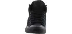 Athleisure & Casual|Skate Shoes|CONVERSE Chuck Taylor All Star Street Men’s Mid Top Canvas Sneaker Black