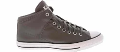 Athleisure & Casual|Canvas Shoes|CONVERSE Chuck Taylor All Star Street Men’s Hi-Top Canvas Sneaker Grey