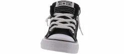 Athletics & Sneakers|Casual|CONVERSE Chuck Taylor All Start Street Youth Boys’ (11-3) Mid Top Canvas Sneaker Black