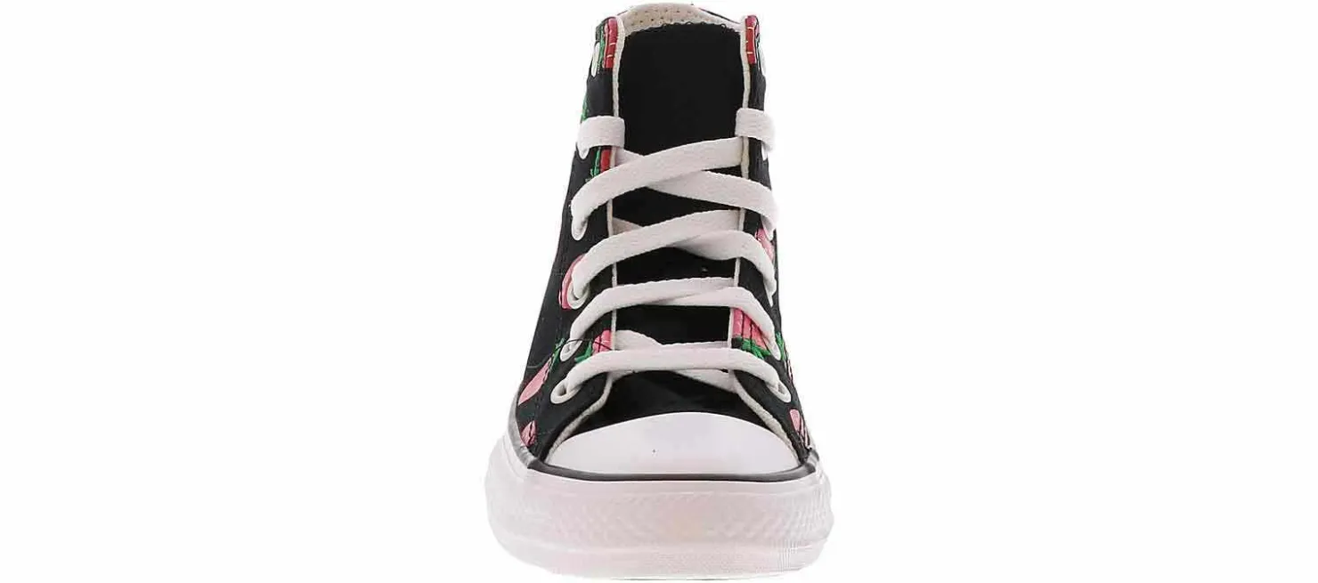 Athletic & Sneakers|CONVERSE Chuck Taylor All Star Strawberries Youth Girls’ (10.5-3) Hi-Top Canvas Sneaker Black