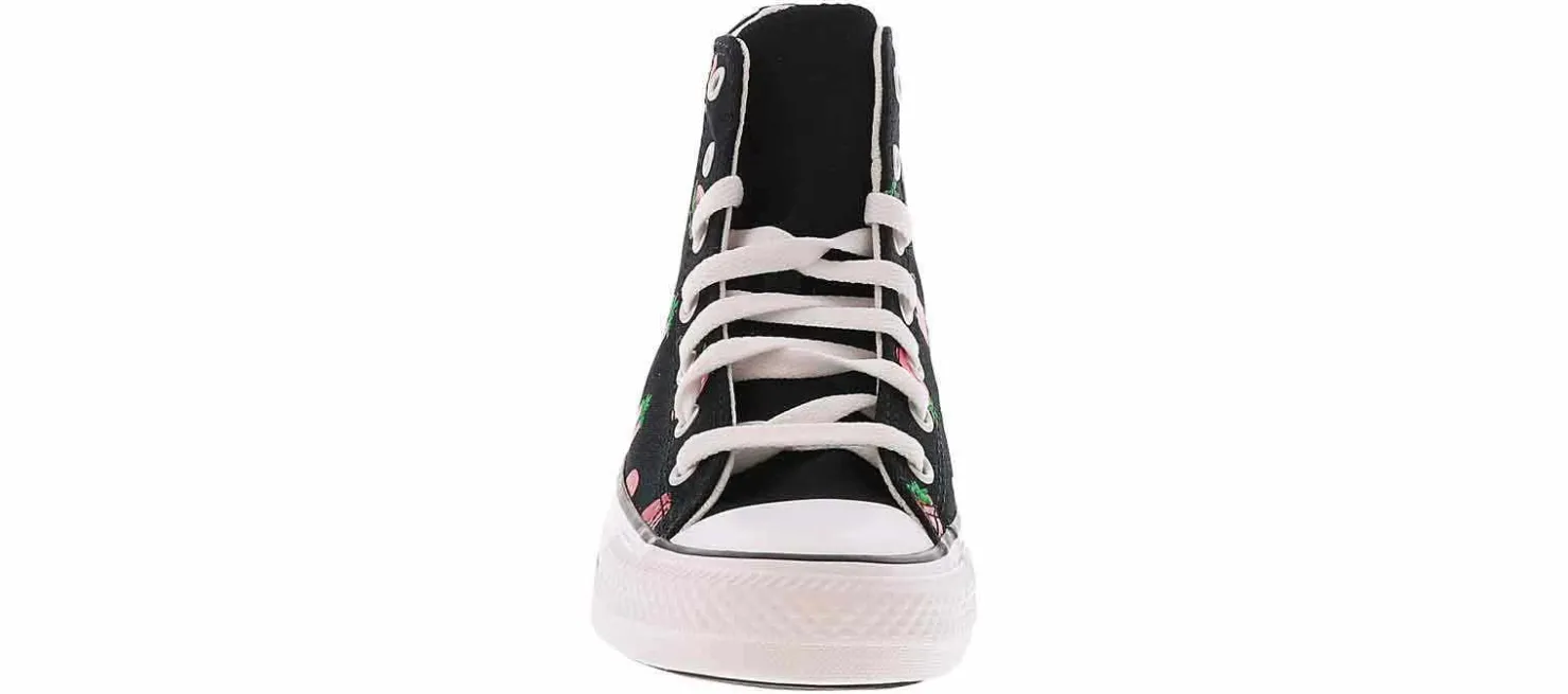 Athletic & Sneakers|CONVERSE Chuck Taylor All Star Strawberries Junior Girls’ (4-7) Hi-Top Canvas Sneaker Black