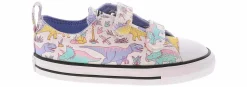 Athletic & Sneakers|CONVERSE Chuck Taylor All Star Dinoverse 2V Toddlers Girls’ (7-10) Canvas Sneaker White