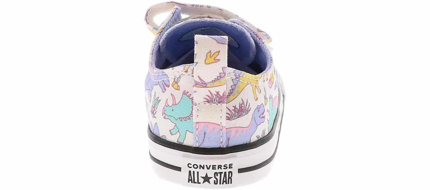 Athletic & Sneakers|CONVERSE Chuck Taylor All Star Dinoverse 2V Toddlers Girls’ (7-10) Canvas Sneaker White
