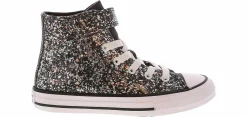 Athletic & Sneakers|Casual|CONVERSE Chuck Taylor All Star Glitter Easy-On Youth Girls' (11-3) Hi-Top Sneaker Black