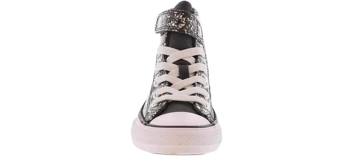 Athletic & Sneakers|Casual|CONVERSE Chuck Taylor All Star Glitter Easy-On Youth Girls' (11-3) Hi-Top Sneaker Black