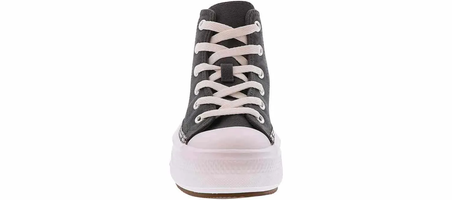 Athletic & Sneakers|Casual|CONVERSE Chuck Taylor All Star Move Glitter Junior Girls' (4-7) Hi-Top Platform Sneaker Black