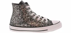 Athletic & Sneakers|Casual|CONVERSE Chuck Taylor All Star Glitter Junior Girls' (4-7) Hi-Top Sneaker Black
