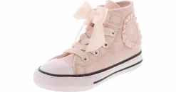 Athletic & Sneakers|Casual|CONVERSE Chuck Taylor All Star Ruffles and Bows Toddler Girls’ (5-10) Hi-Top Sneaker Pink