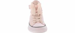 Athletic & Sneakers|Casual|CONVERSE Chuck Taylor All Star Ruffles and Bows Youth Girls’ (11-3) Hi-Top Sneaker Pink
