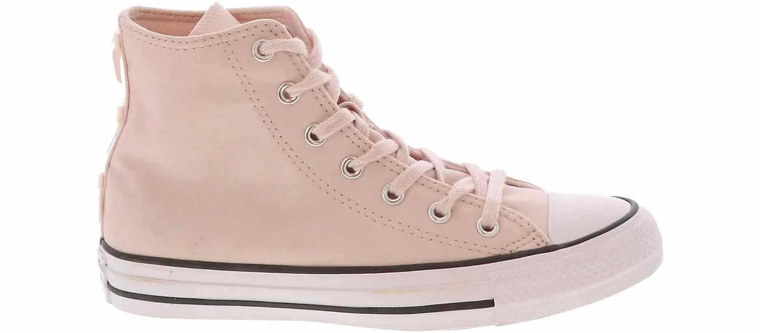Athletic & Sneakers|Casual|CONVERSE Chuck Taylor All Star Ruffles and Bows Junior Girls’ (4-7) Hi-Top Sneaker Pink