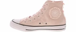 Athletic & Sneakers|Casual|CONVERSE Chuck Taylor All Star Ruffles and Bows Junior Girls’ (4-7) Hi-Top Sneaker Pink