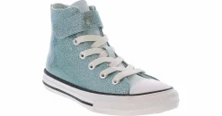 Athletic & Sneakers|CONVERSE Chuck Taylor All Star Coated Youth Girls’ (11-3) Hi-Top Sneaker Blue
