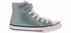Athletic & Sneakers|CONVERSE Chuck Taylor All Star Coated Youth Girls’ (11-3) Hi-Top Sneaker Blue