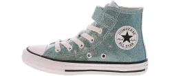 Athletic & Sneakers|CONVERSE Chuck Taylor All Star Coated Youth Girls’ (11-3) Hi-Top Sneaker Blue