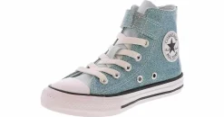 Athletic & Sneakers|CONVERSE Chuck Taylor All Star Coated Youth Girls’ (11-3) Hi-Top Sneaker Blue