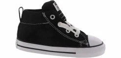 Athletics & Sneakers|CONVERSE Chuck Taylor All Star Street Toddler Boys’ (2-10) Hi-Top Canvas Sneaker Black