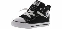 Athletics & Sneakers|CONVERSE Chuck Taylor All Star Street Toddler Boys’ (2-10) Hi-Top Canvas Sneaker Black