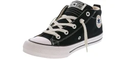 Athletics & Sneakers|CONVERSE Chuck Taylor All Star Street Junior Boys' (4-7) Mid Top Canvas Sneaker Black