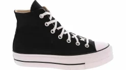 Walking Shoes|Athleisure & Casual|CONVERSE Chuck Taylor All Star Lift Women’s Hi-Top Platform Sneaker Black