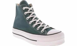 Athleisure & Casual|CONVERSE Chuck Taylor All Star Lift Women’s Hi-Top Platform Sneaker Green