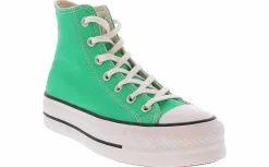 Athleisure & Casual|Canvas Shoes|CONVERSE Chuck Taylor All Star Lift Women's Hi-Top Platform Sneaker Green