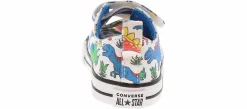 Athletic & Sneakers|CONVERSE Dinoverse 2V Toddlers Boys’ (7-10) Canvas Sneaker White