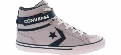 Athletics & Sneakers|CONVERSE Pro Blaze Easy-On Junior Boys’ (4-7) Hi-Top Sneaker Grey