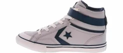Athletics & Sneakers|CONVERSE Pro Blaze Easy-On Junior Boys’ (4-7) Hi-Top Sneaker Grey