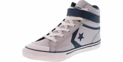 Athletics & Sneakers|CONVERSE Pro Blaze Easy-On Junior Boys’ (4-7) Hi-Top Sneaker Grey