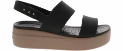Comfort Sandals|Wedge & Platform Sandals|CROCS Brooklyn Women's Platform Sandal Black