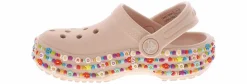 Casual|CROCS Classic Beaded Band Youth Girls’ (13-6) Clog Pink