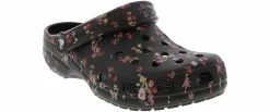 Flat|Comfort Shoes|CROCS Classic Ditsy Floral Women’s Casual Clog Black