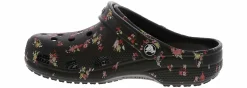 Flat|Comfort Shoes|CROCS Classic Ditsy Floral Women’s Casual Clog Black