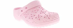 Casual|Outdoor Shoes|CROCS Classic Floral Cut-Out Youth Girls' (11-3) Clog Pink