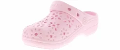 Casual|Outdoor Shoes|CROCS Classic Floral Cut-Out Youth Girls' (11-3) Clog Pink