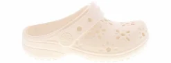 Casual|Outdoor Shoes|CROCS Classic Floral Cut-Out Toddler Girls' (5-10) Clog White