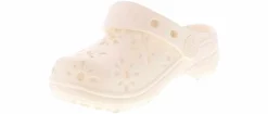 Casual|Outdoor Shoes|CROCS Classic Floral Cut-Out Toddler Girls' (5-10) Clog White
