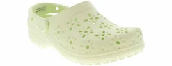 Flat|Comfort Shoes|CROCS Classic Floral Cut-Out Women's Clog Green