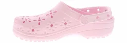 Flat|Comfort Shoes|CROCS Classic Floral Cut-Out Women's Clog Pink