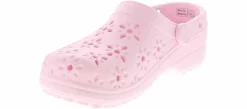 Flat|Comfort Shoes|CROCS Classic Floral Cut-Out Women's Clog Pink