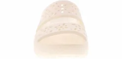 Wedge & Platform Sandals|CROCS Classic Floral Cutout Chalk Women’s Sandal White