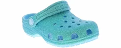 Casual|CROCS Classic Glitter Clog Youth Girls’ (11-3) Casual Clog Blue